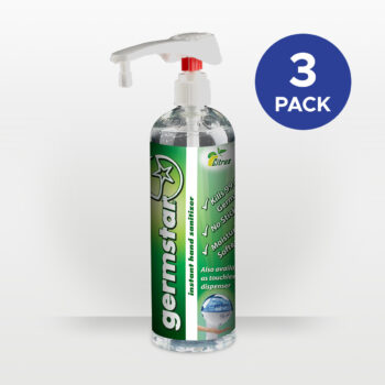 Germstar Citrus Hand Sanitiser Pump Bottles 474ml
