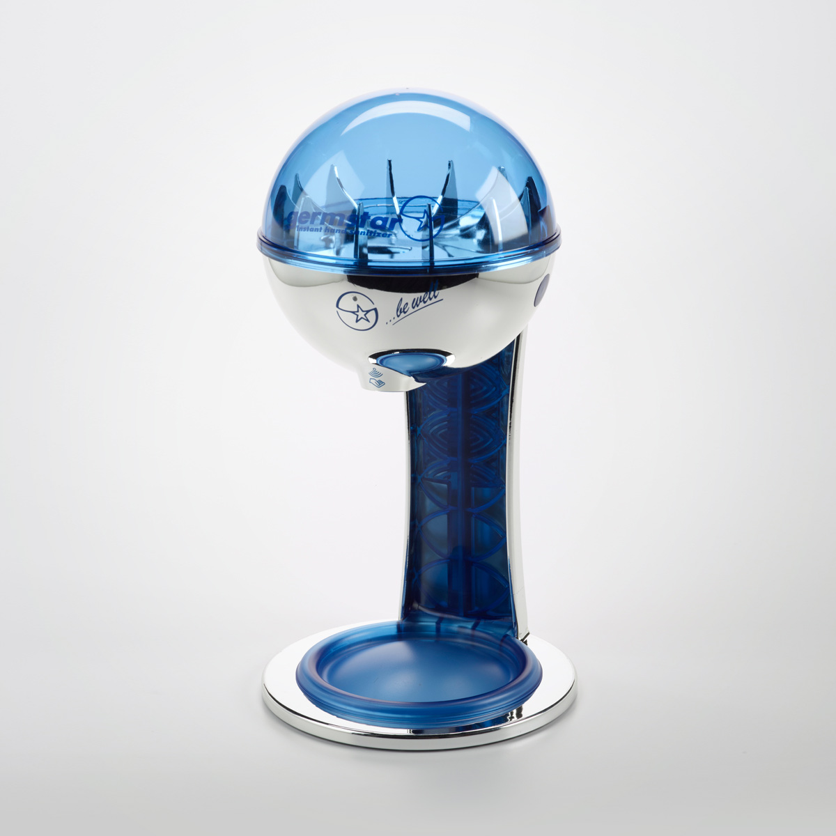 Germstar 946ml Table Stand Chrome & Blue
